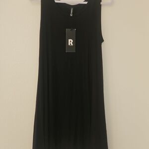Prinstory Black Tabk Midi Dress New With Tags Size Large